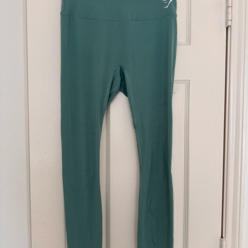 Gymshark Teal Green High-Rise Training Leggings